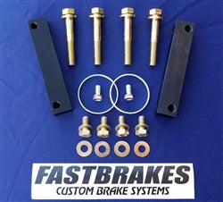 Fastbrakes 1998-2002 Accord 4 cyl 4 bolt adapter kit and 12.76" rotors