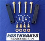 Fastbrakes 1997-2001 CR-V adapter kit  for RL calipers and 12.8" rotor kit